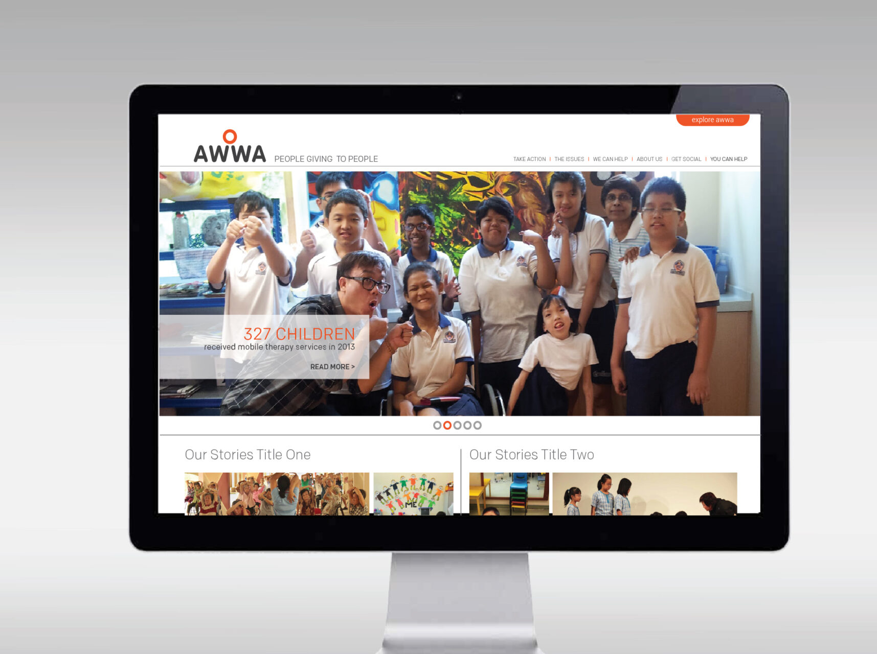 GEE Global for AWWA website development