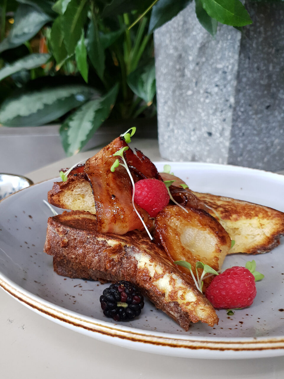 GEE for Fynn's x Issey Miyake brunch French toast