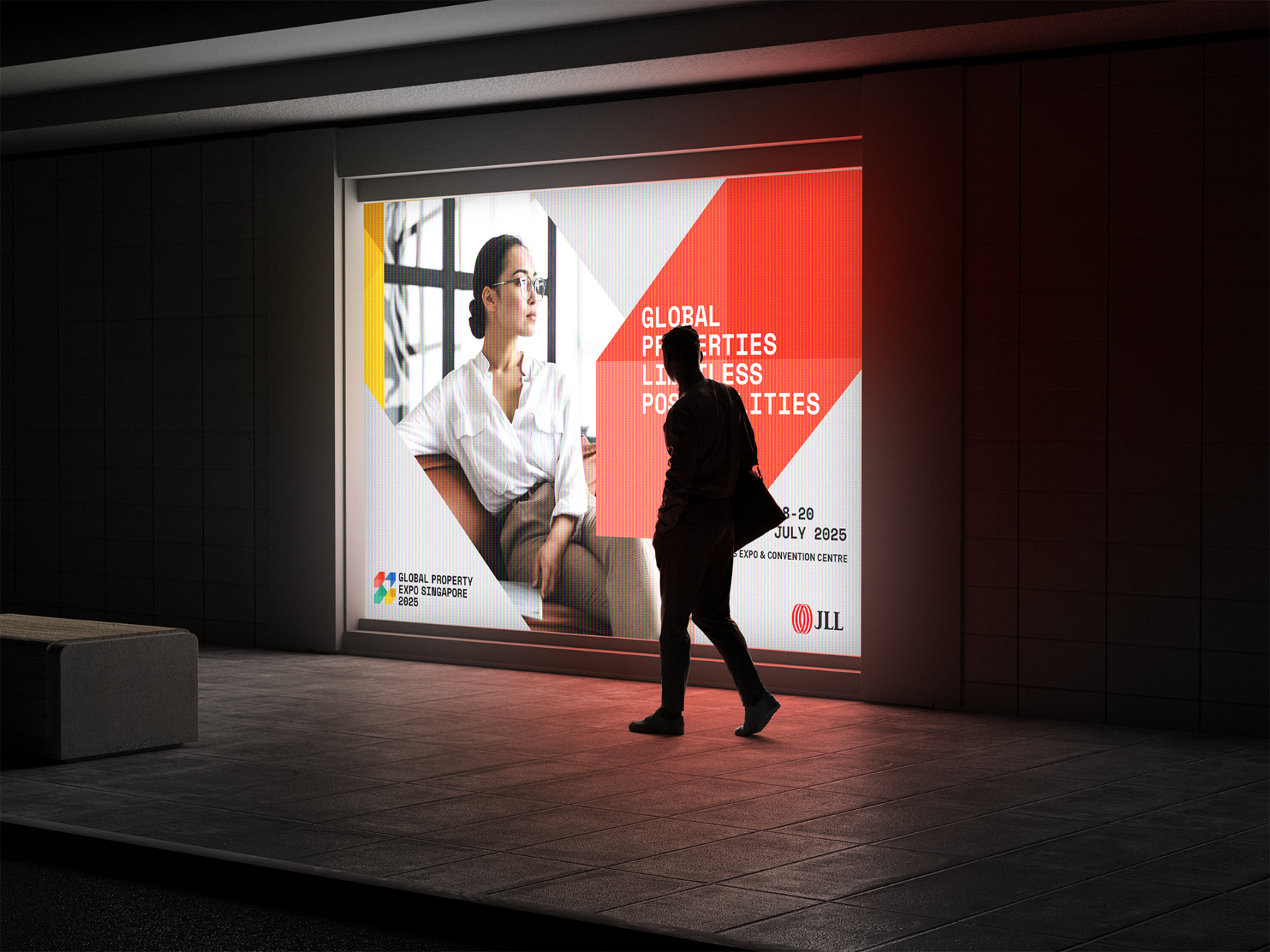 GEE for JLL Outdoor Advertising Design