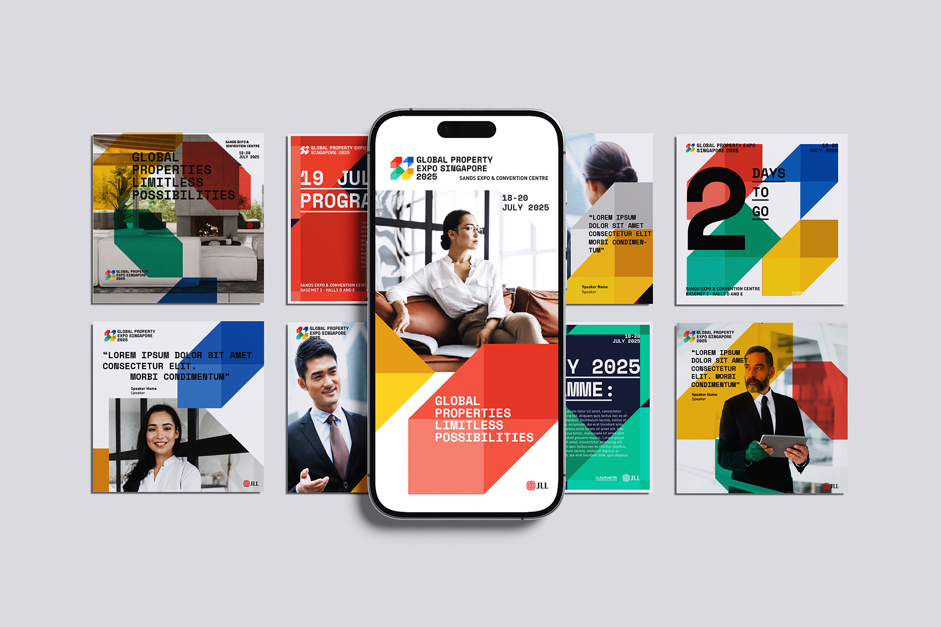 GEE for JLL Social Media Design